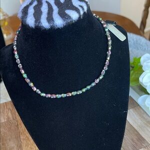 Iridescent Beaded Necklace